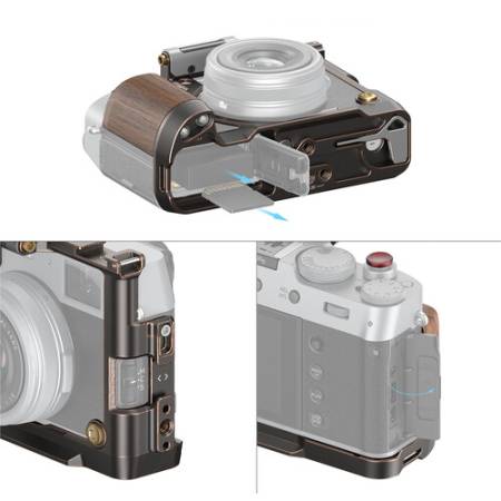 SmallRig 4557B - klatka do FUJIFILM X100VI (w stylu retro, Arca-Swiss)